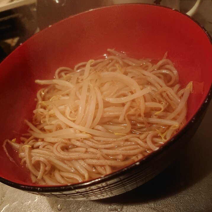 もやし蕎麦